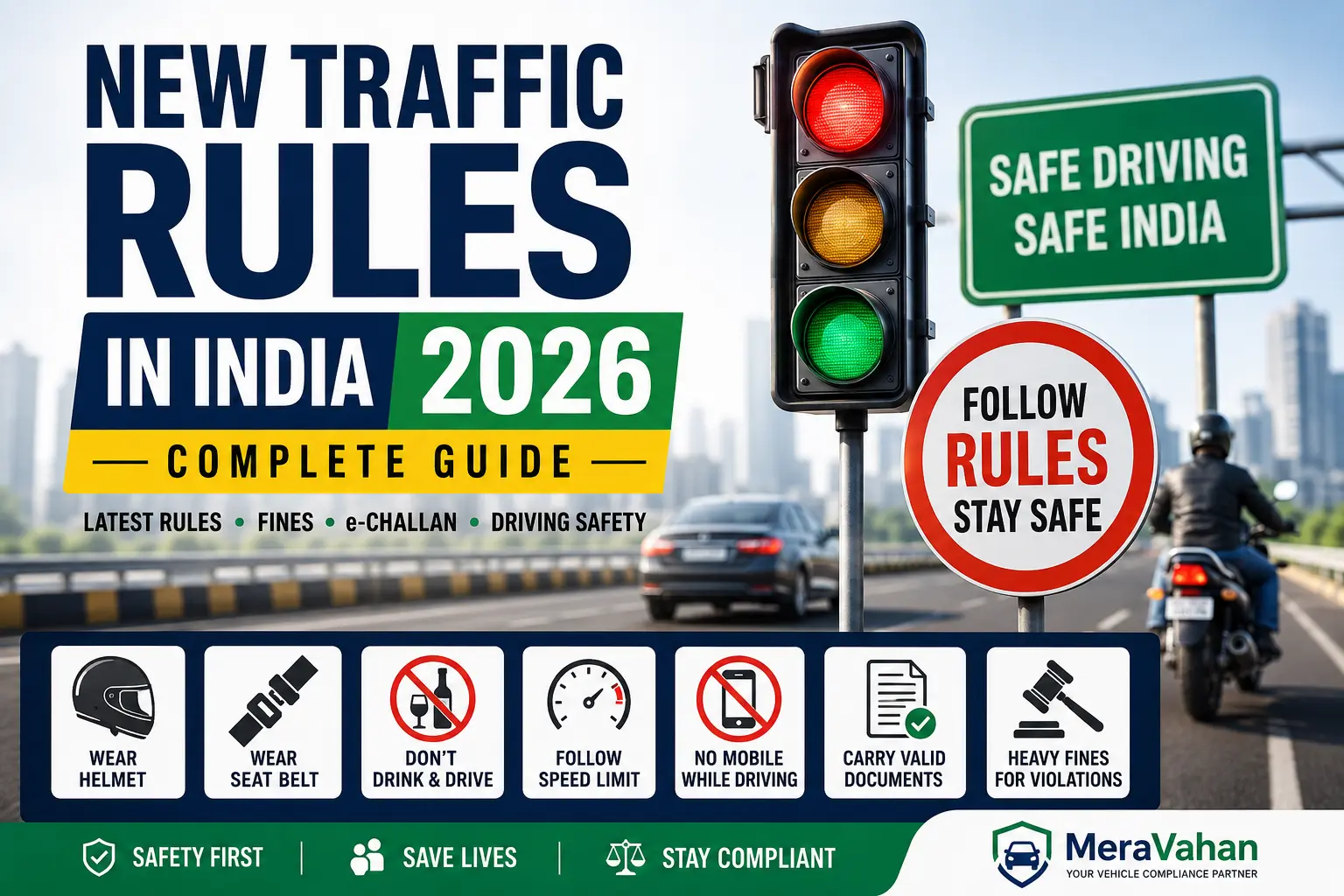 New Traffic Rules in India (2026): Complete Guide Every Driver Should Know